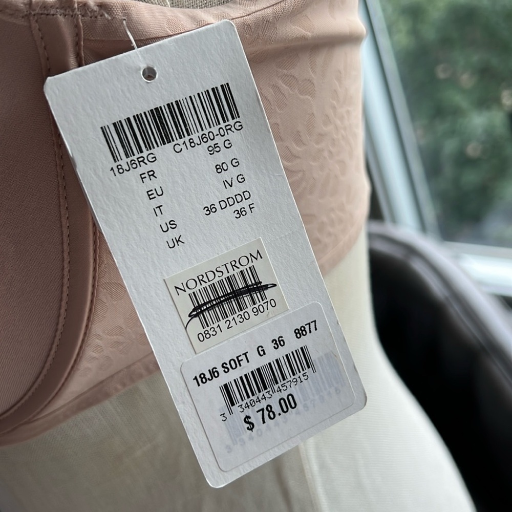 New Chantelle Comfort Chic Full Coverage Custom Fit Bra Size 36G (Nude Rose) - Picture 7 of 7